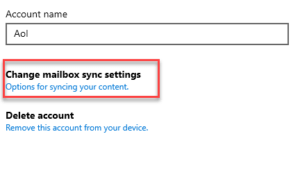 how to sync my aol mail to my computer