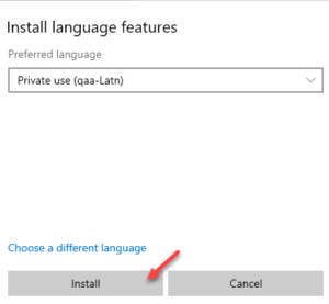 How to remove the unknown locale (qaa-latn) language