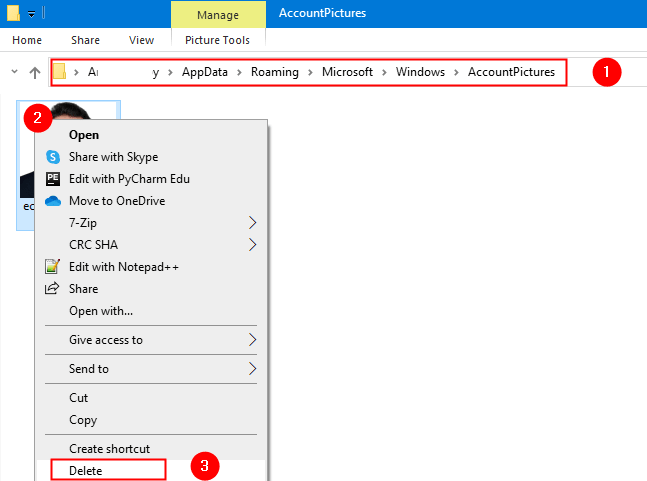 Delete Accountpictures Min