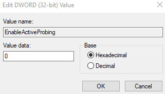 Enable Active Probing