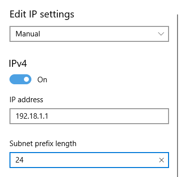 Enter Prefix Length