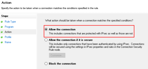 Obs Windows Defender Rule Action Allow Connection Min