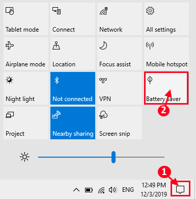 Battery Saver Min