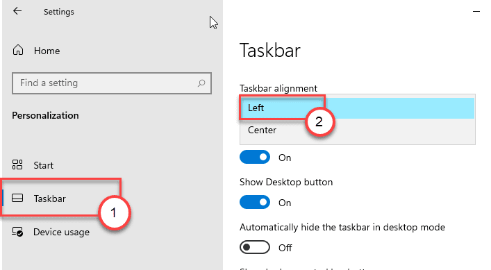 Windows 10 Taskbar Left Side