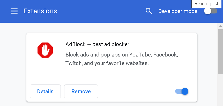 Adblocker Extension Min