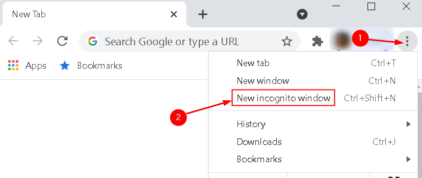 Chrome Incognito Window Min