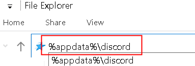 File Explorer Open Appdata Discord Min