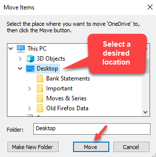 Fix The file or folder already exists in OneDrive Error