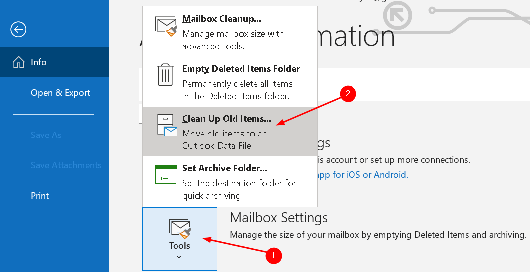 Fix AutoArchive Missing or Not Working in MS Outlook