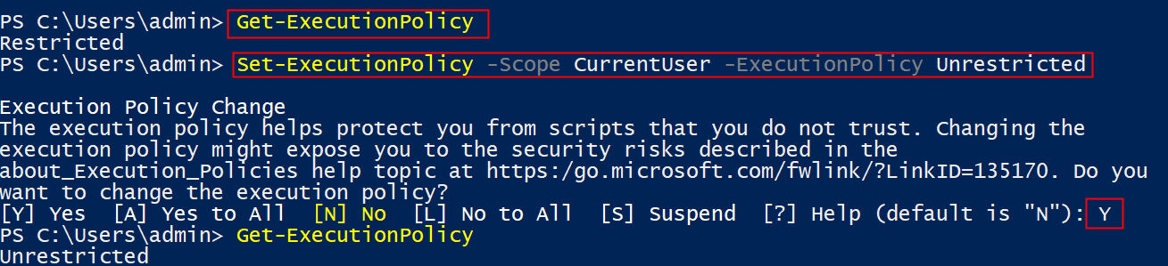 Powershell Get Execution Policy And Set Execution Policy Min