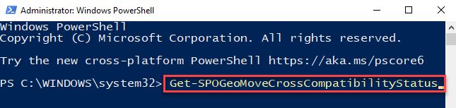 Windows Powershell (admin) Run Command For Geo Location Compatibility Enter