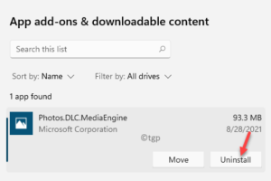 How to Uninstall Add-ons or Plug-Ins for Store Apps in Windows 11 & 10