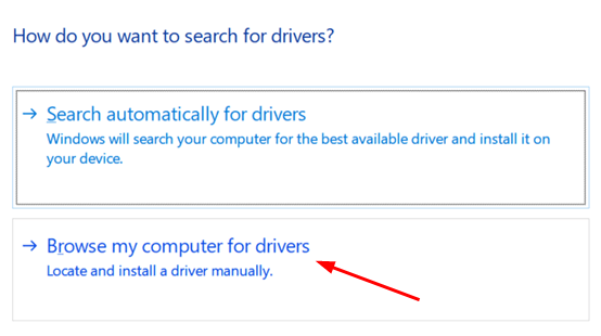 Поиск драйверов на компьютере мин.