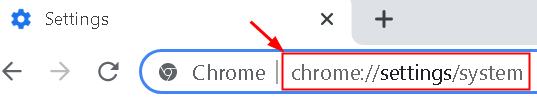 Минимальная система настроек Chrome