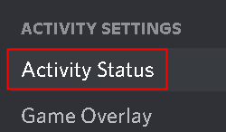 Discord Activity Status Min