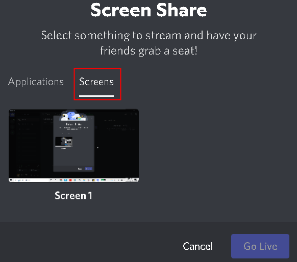 Discord Screen Share Screens Min