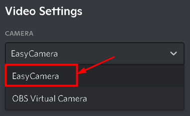 Discord Select Correct Camera Min