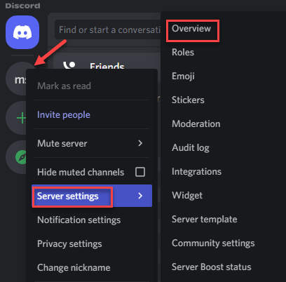Discord Server Right Click Server Settings Overview Min