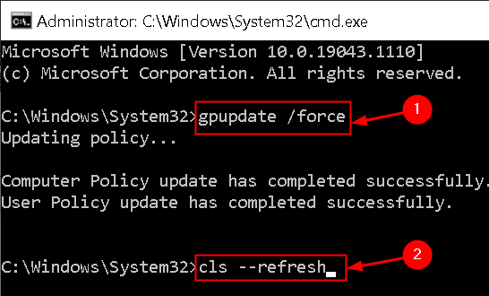 Execute Gpudate Command Min