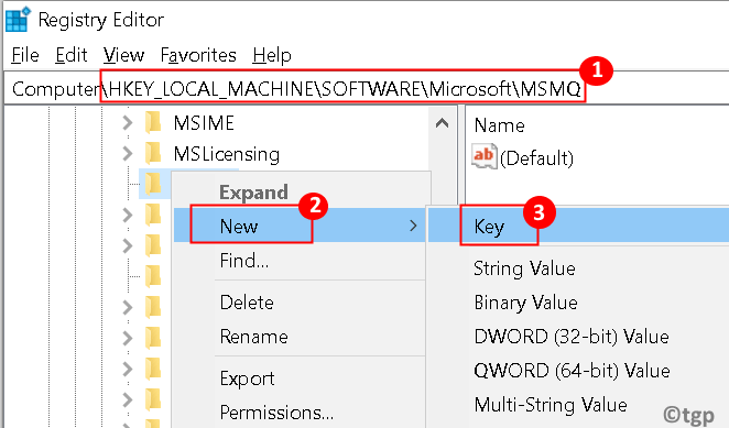 Msmq New Key Min