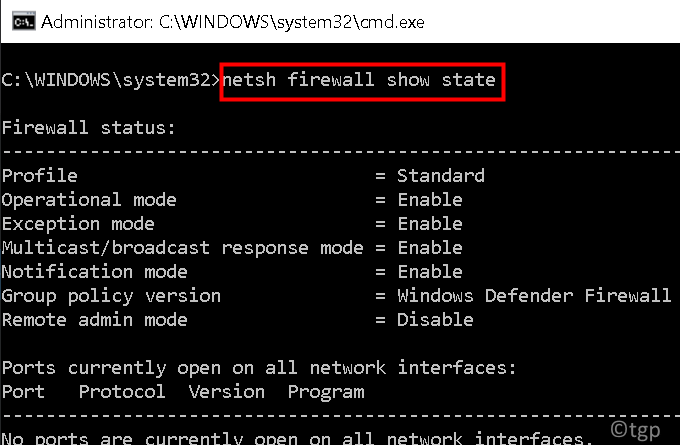 Netsh Command Firewall Ports Min