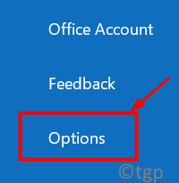 Outlook File Options
