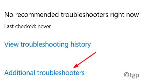 Troubleshooter Additional Troubleshooters Min