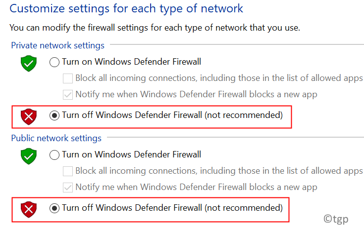 Turn Off Firewall Min