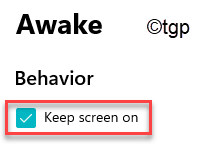 Keep Screen On Min