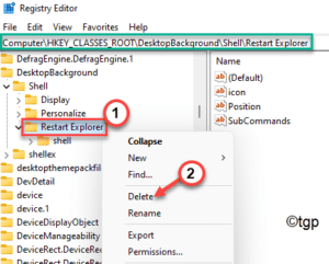 restart explorer delete min