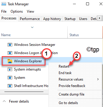 Windows Exploer Restart Min