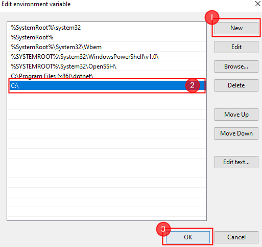 Windows 11 environment variables