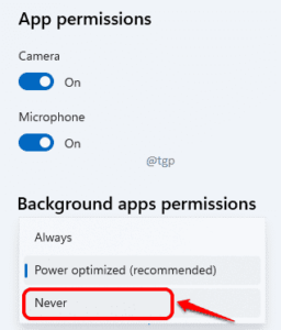 How to Disable Background Apps in Windows 11