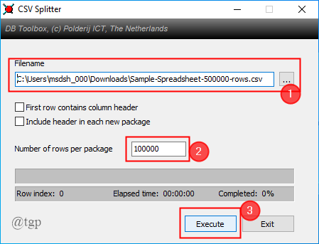 Csv Splitter