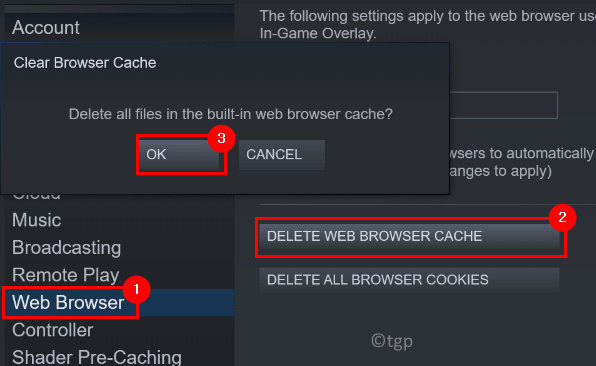 Delete Browser Cache Min