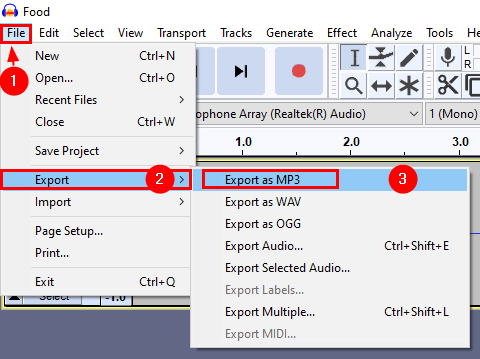 how to check bitrate of mp3 audacity 64