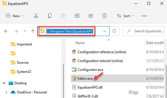 File Explorer This Pc C Drive Program Files Equalizerapo Editor Min