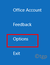 Outlook File Options Min