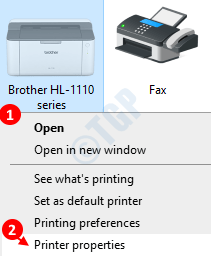 Printer Properties1 Min