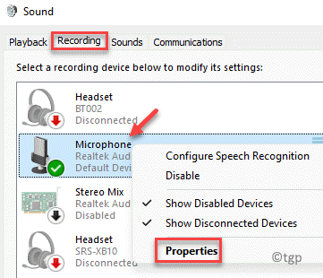 increase mic gain windows 10