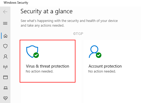 Virus And Threat Protection