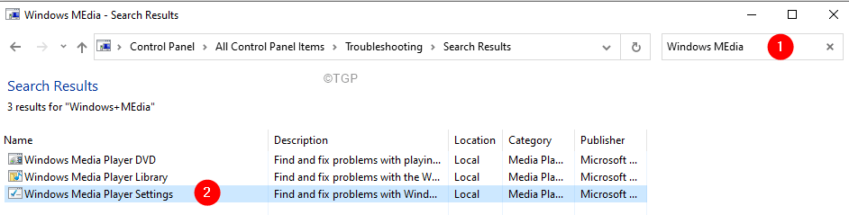 Windowsmedia Troubleshooter Min