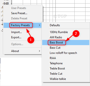 Bass Boost In Filter Curve Audacity