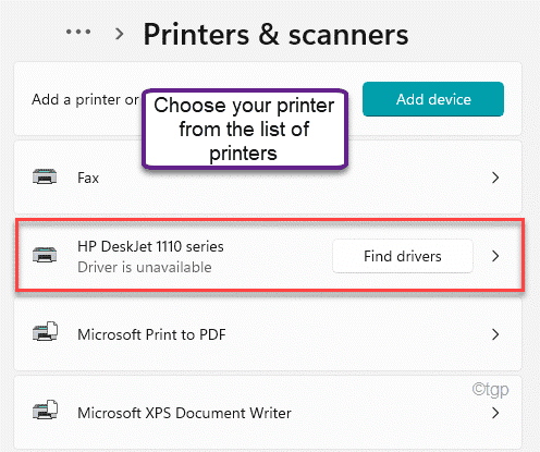 Choose The Printer From The List Min