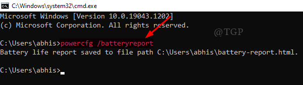 Cmd Battery Report Code