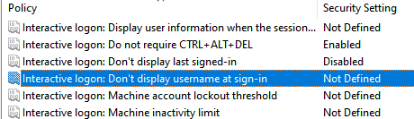Do Not Display Username Gpedit Min