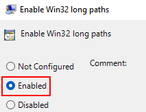 Enablelong Path Min