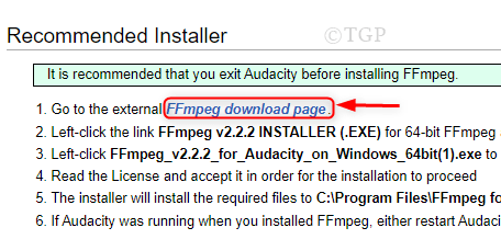 [Fix:] FFmpeg Library Missing Problem In Audacity