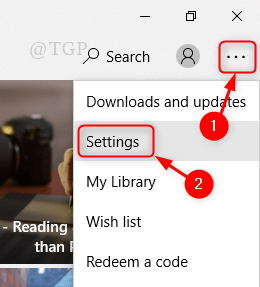 Ms Store Setting Min