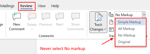 Never Select No Markup 1 Min